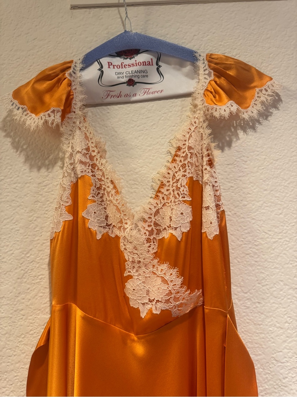 DOEN Fiona Dress in Tangerine - Picture 7 of 11